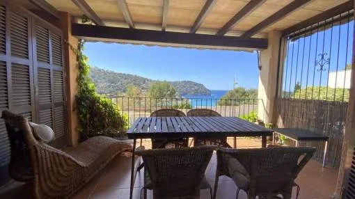Well-kept apartment with fantastic views in one of the best locations in Port de Sóller